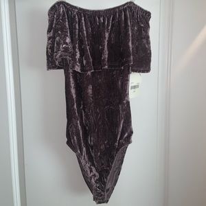 Altar’d State Marina crushed velvet bodysuit